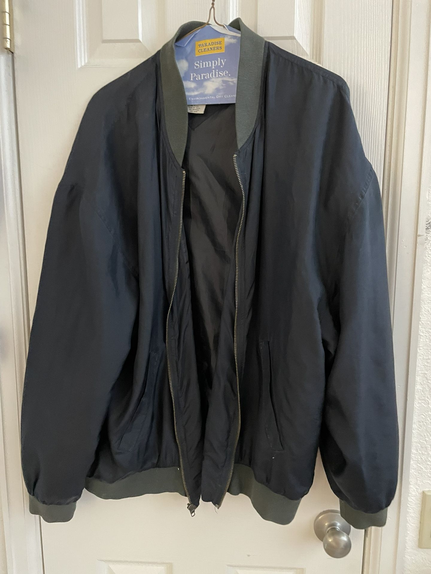 Men’s Black silk jacket
