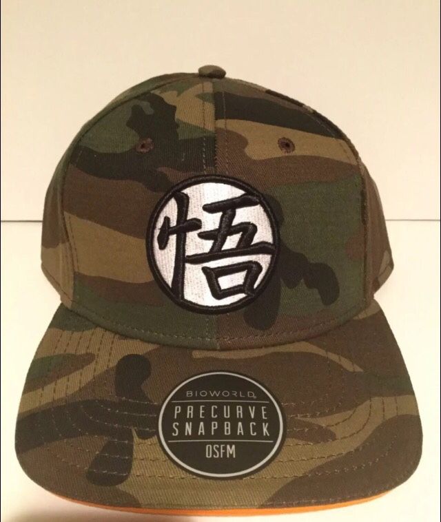 Dragonball Z Camo SnapBack hat. Brand new. One size fits all