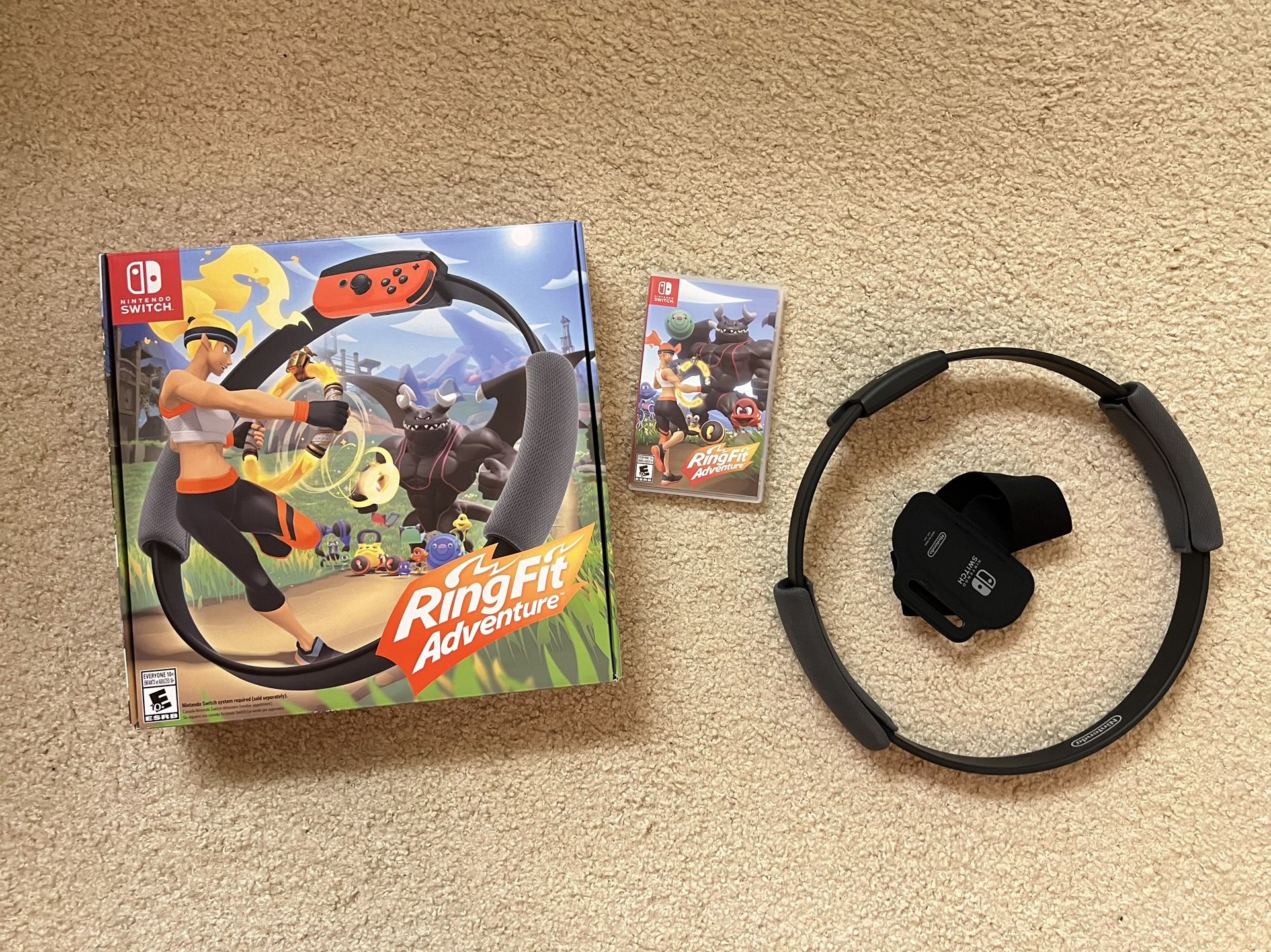 Nintendo Switch Ring Fit Adventure (Complete Set - Like New)
