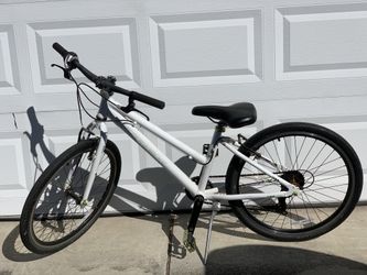 Trek FX Series Kid's 24" Wheel 7 Speed Bike Bicycle Shimano Shifter Kickstand White Color Kids Bike