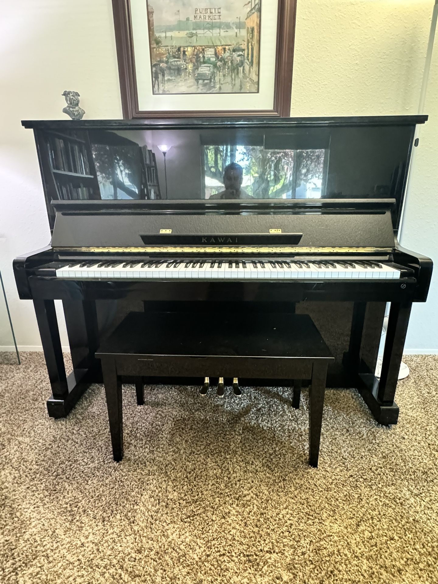 Beautiful Black Kawai Piano For Sale!