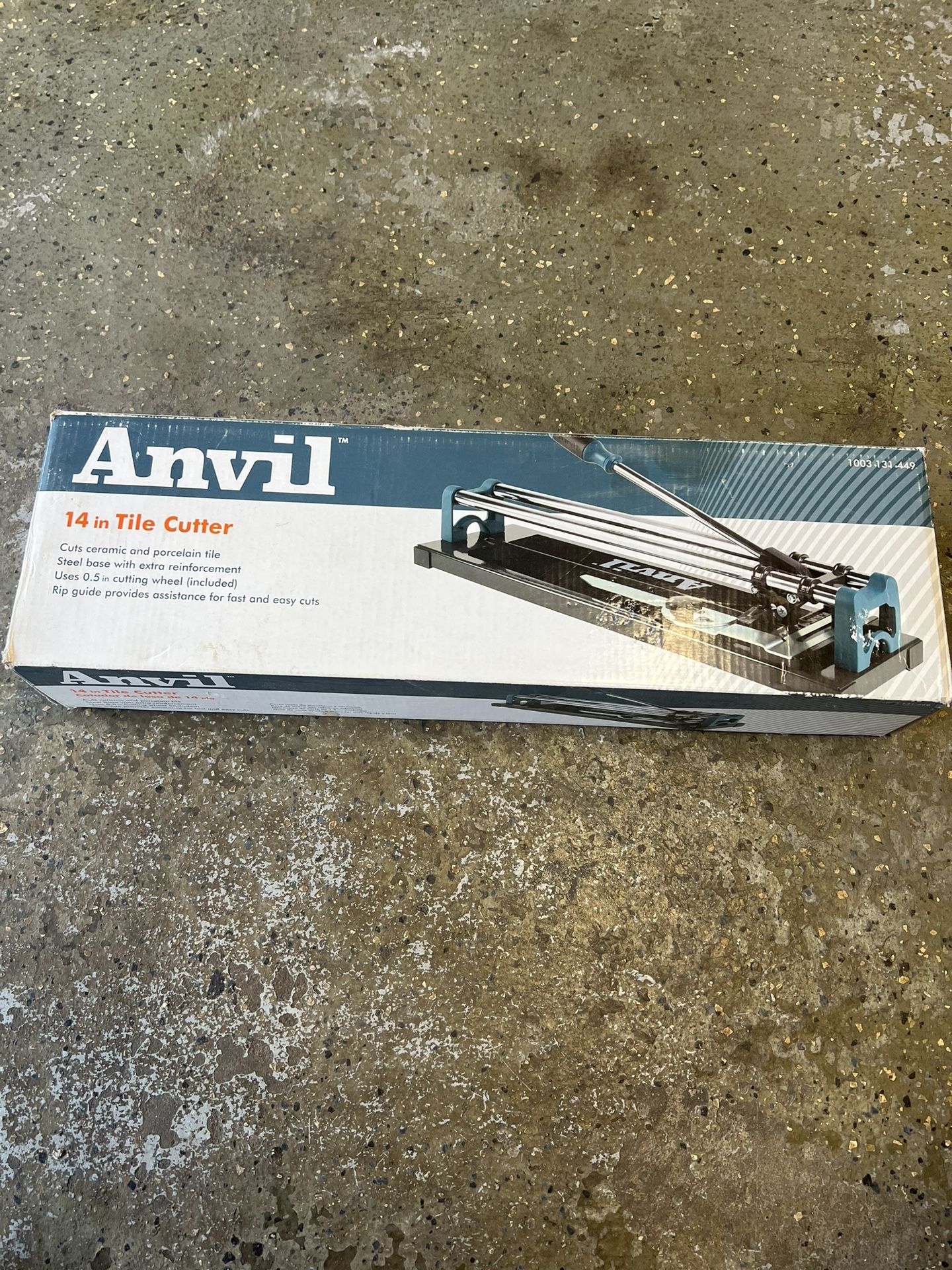 Anvil 14 In Tile Cutter