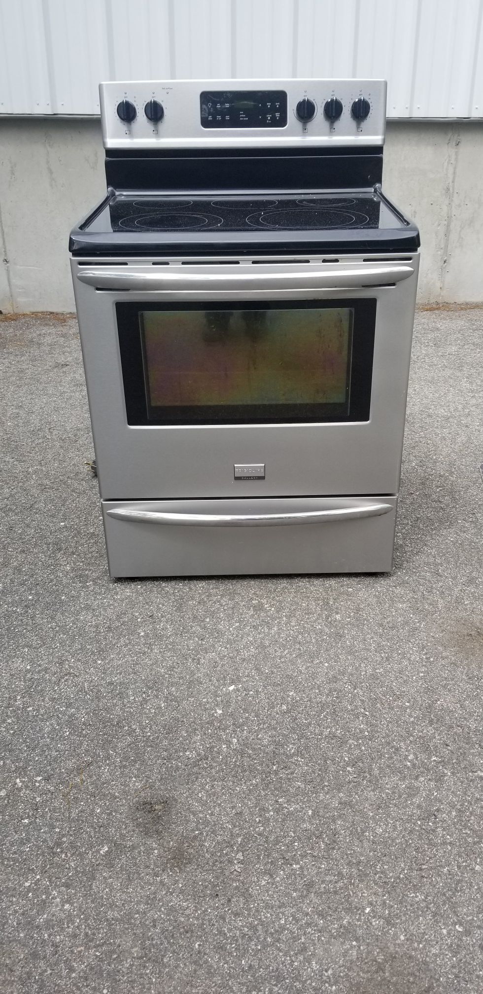 Frigidaire stainless steel electric range stove