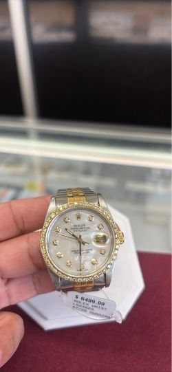 Rolex Watch with diamonds