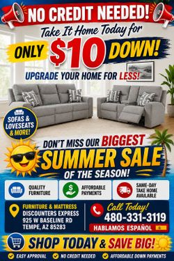 SOFA & LOVE SEAT ELECTTRIC  RECLYNER 
