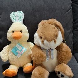 Stuffed Bunny And ChickNEW