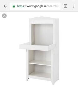 Ikea changing table hutch New
