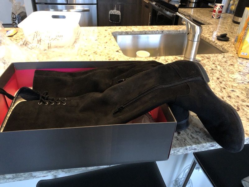 Vince Camuto size 7 suede over the knee boots