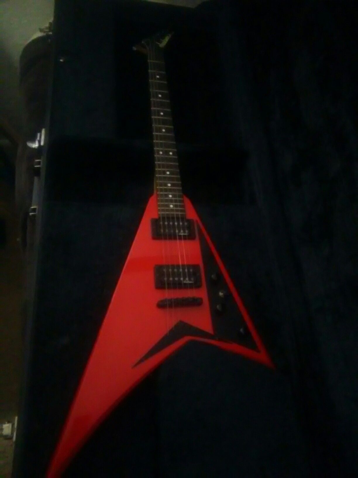 Jackson guitar with case