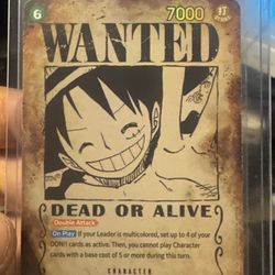 One Piece OP13 -118 Luffy Wanted Alternative Art 
