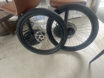 New 24” Mountain Bike Wheel Set – Front & Rear – 24 x 2.125 Tires