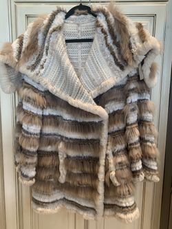 Magnificent Fur and Suede Jacket Paid $4995 worn 2 times