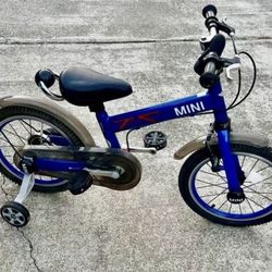 Mini 16 inch bike youth with training wheels