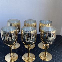 6 Wine Glasses