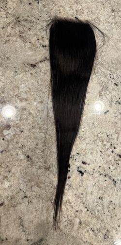 What Lace?  18” Closure 4x4 Straight  Human Hair Closure 
