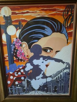 Print Of Spanish Lady In Ybor City