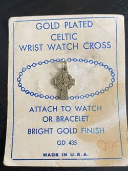 Gold Plated Celtic Cross