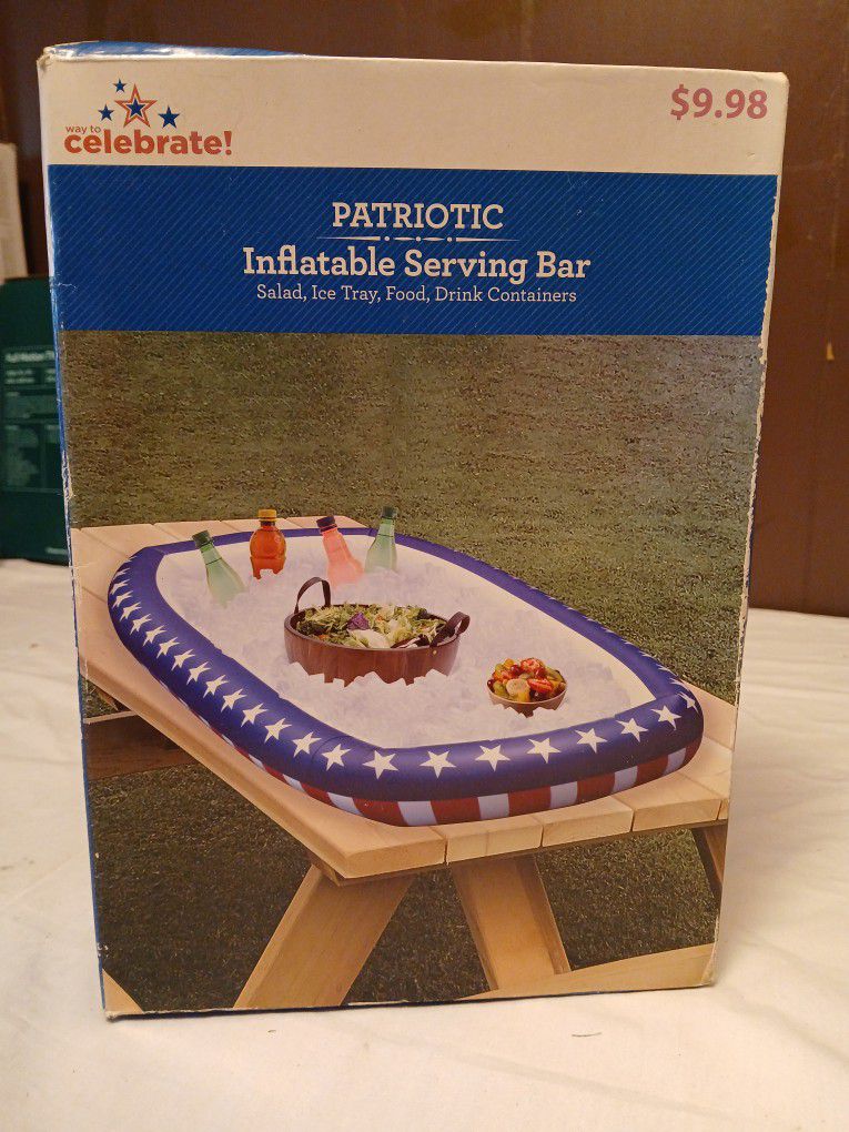 Patriotic Inflatable Serving Bar