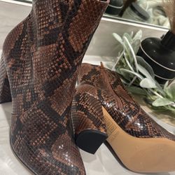 Aldo Snake Print Boots 