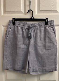 Brand new Ladies blues elastic waist shorts size M