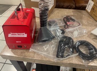 Automotive Smoke Machine - EVAP Leak Detector with Built-in Air Compressor, EVAP Service Port Adapter, OEM Approved Smoke Fluid - Model 01 – EVAP Vacu