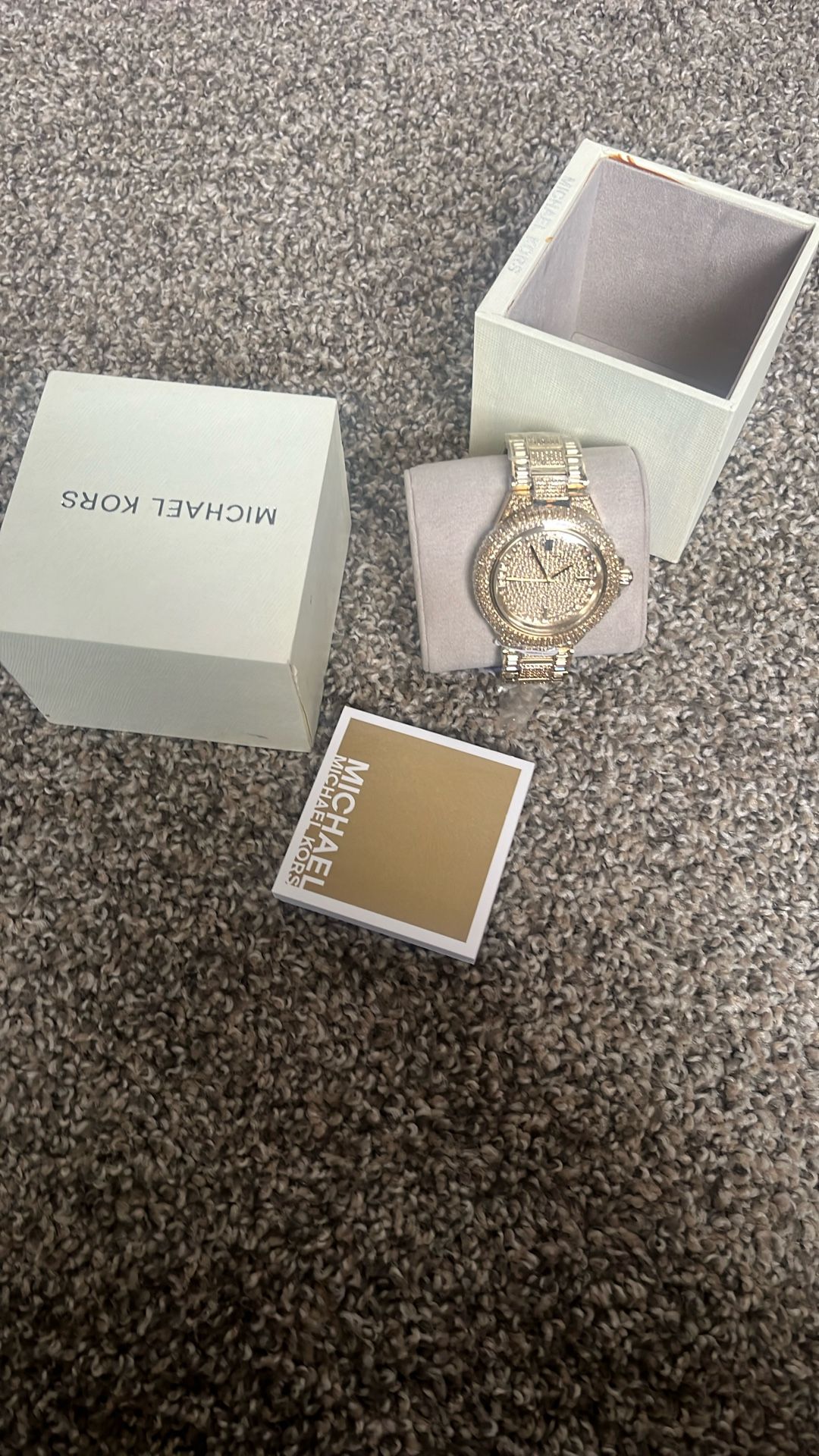 Michael Kors Gold Diamond Watch