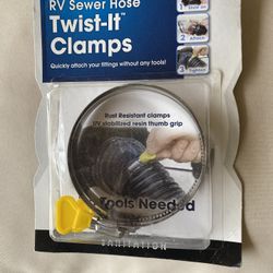 RV Waste Hose Twist-It Clamps