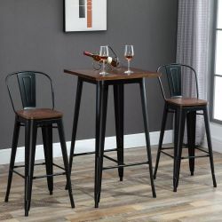 Indoor/Outdoor 3 Piece Dining Set