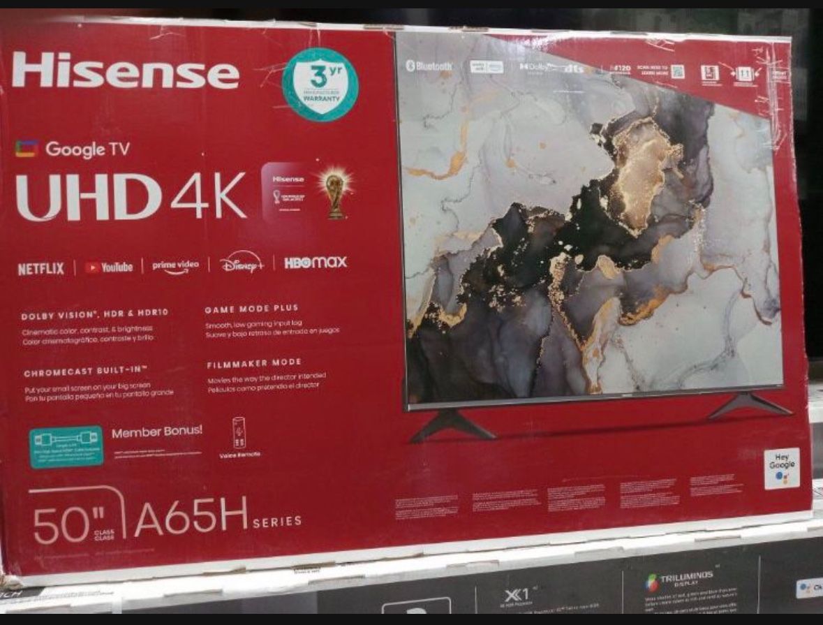 Hisense 50" A65H LED 4K UHD Smart Google Open Box