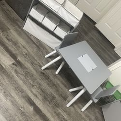 Toy Organizer & Toddler Table