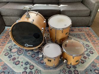 Yamaha Stage Custom Standard 4 Pc Drum Shell Pack - 20, 10, 12, 14 -Natural