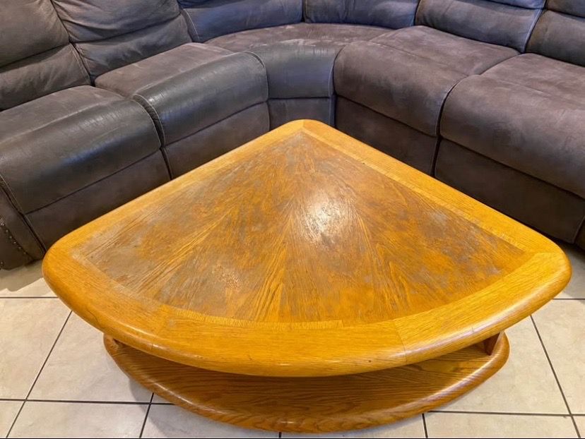 Fold/Unfold Wood Coffee Table