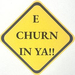 E Churn in Ya (Geechie) Sticker