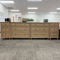 Fully Assembled✨4-in-1 Bedroom Dresser/TV Stand with 8 Spacious Drawers and 2 Storage Compartments, Nightstands with Built-in Charging Station for Li