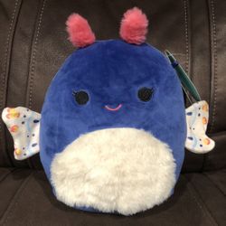 Squishmallow Luya Moth 8” Rare NWT IN HAND