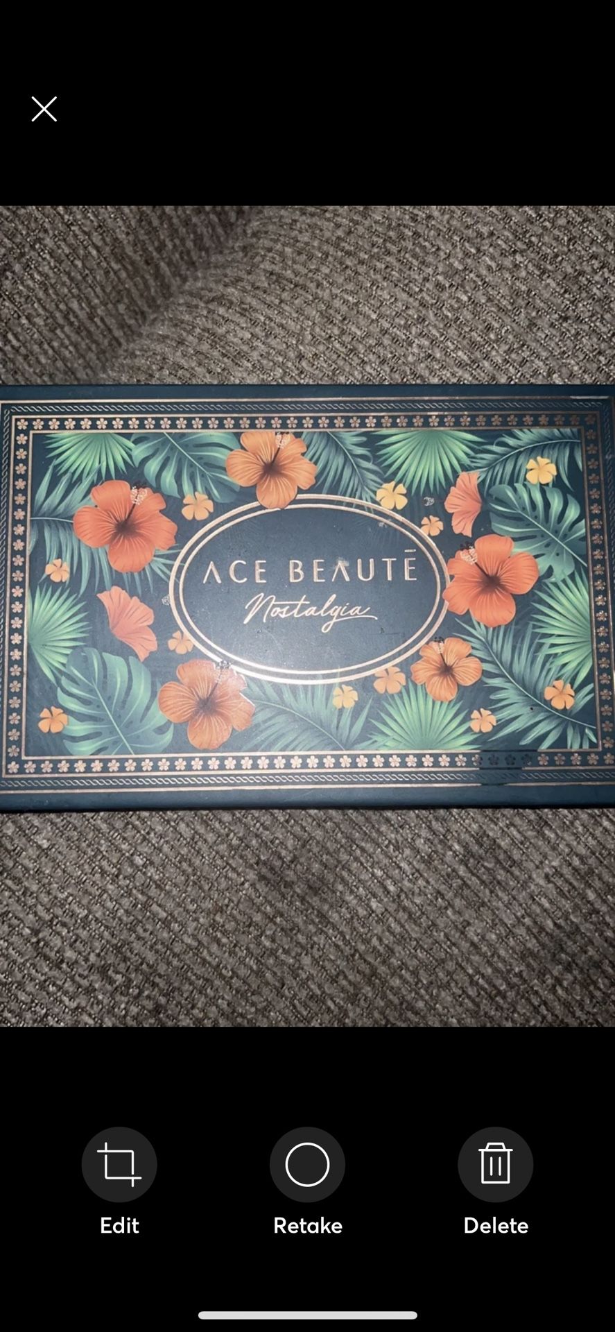Never Used!! Brand NEW!! Ace Beaute Nostalgia Palette