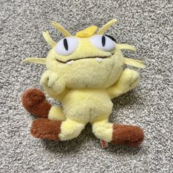 Meowth Pokémon Tomy Fuzzy Plush Stuffed Toy Doll Japan Persian