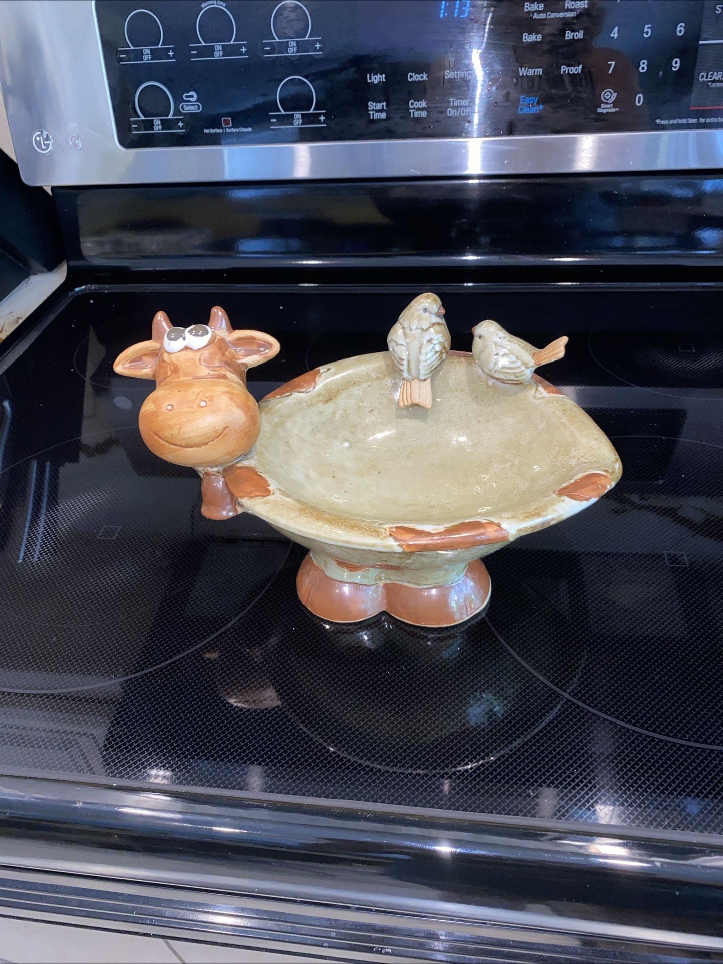 Farm Cow ๐ฎ Ceramic Candy , Fruits Eggs Dish