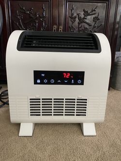 Slimline Infrared Quartz Heater With Adjustable Thermostat 