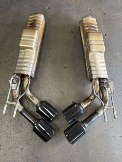 OEM AMG G63 Is Exhaust Mufflers Left & Right 