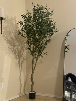 7’ Faux Olive Tree