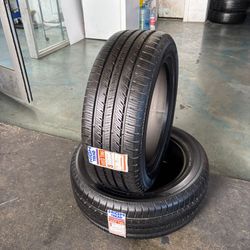 235/55/18 YOKOHAMA 2 TIRES SEMI NEW - DOT 2023