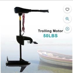 50LBS Thrust Electric Trolling Motor for Fishing Boats Freshwater and Saltwater Use