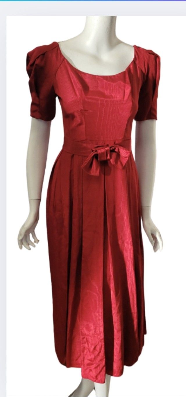 Vintage Bianche Red Dress | Elegant & Timeless | Size Small