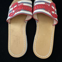 Kate Spade NEW YORK Lobster Slides Size 5 Hard To Find 