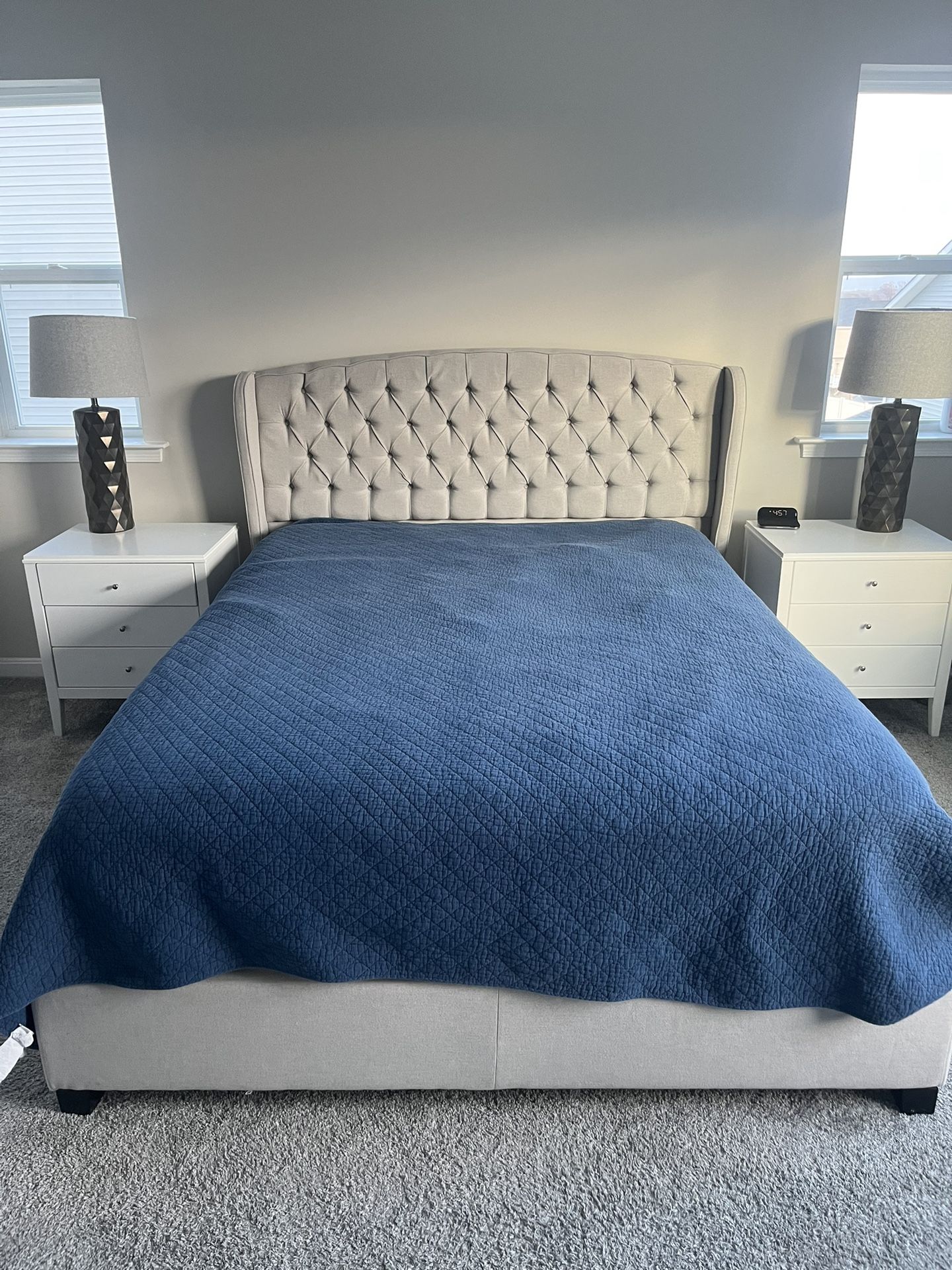 Upholstered Queen Bed frame 