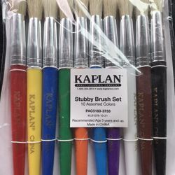 Kalplan Stubby Brush Set 10 Brand New Never Open 
