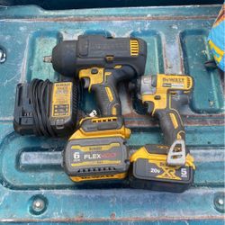 Dewalt 1/2 Impact And 1/4 Impact Driver