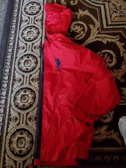 Kids U.S. Polo Assn. Rain Jacket/ Windbreaker Sz L
