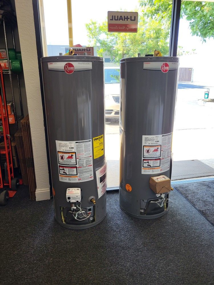 New Rheem Pro Classic 50 gallon natural gas water heater!